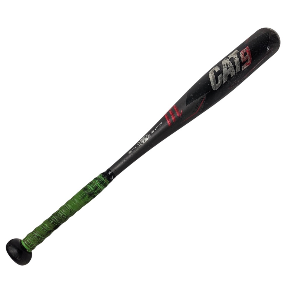 Marucci CAT9 Baseball Bat Youth 27/17 Black Junior Big Barrel MJBBC9 Coach Pitch